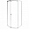 Передняя стенка душевой кабины 100x100 Ido Showerama 10-5 Comfort 558.207.00.1 белый + прозрачное стекло