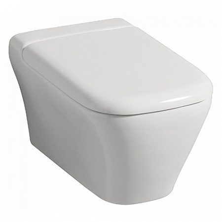 Комплект подвесной унитаз Geberit myDay безободковый белый + крышка-сиденье с микролифтом - фото Geberit (Геберит) Shop