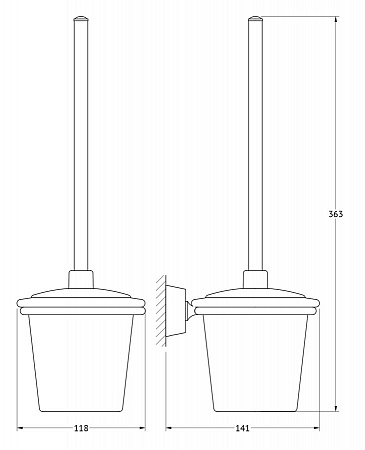 Ершик FBS Vizovice VIZ 057 - фото Geberit (Геберит) Shop